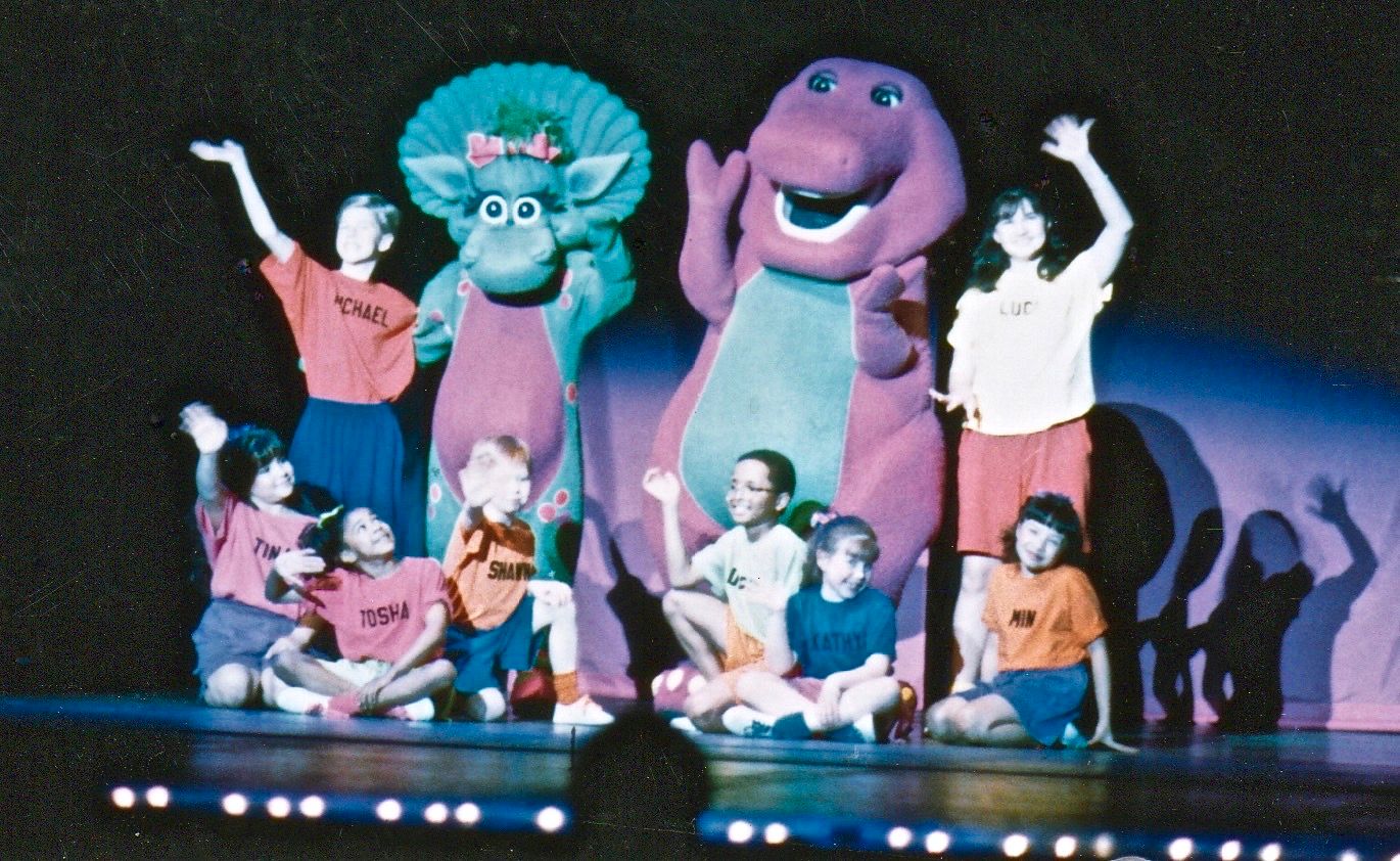 Barney the Dinosaur Behind the Scene Photos